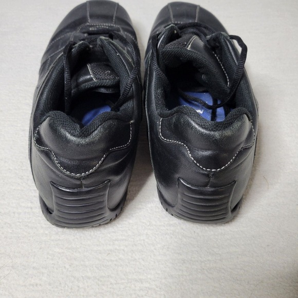 Steve Madden Shoes Mens 12 Baller Black Leather Casual Comfort - Picture 9 of 16